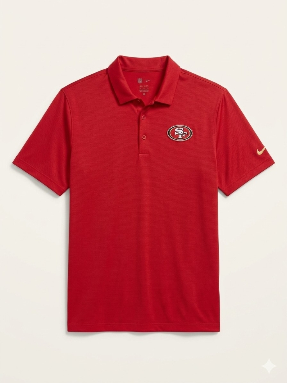 687 Nike Men's San Francisco 49ers Dri-FIT Polo Shirt Red XXL NFL